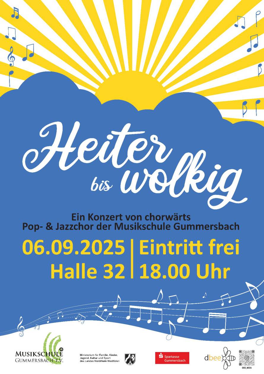  Chorwärts 'Heiter bis Wolkig' 2025 Poster 